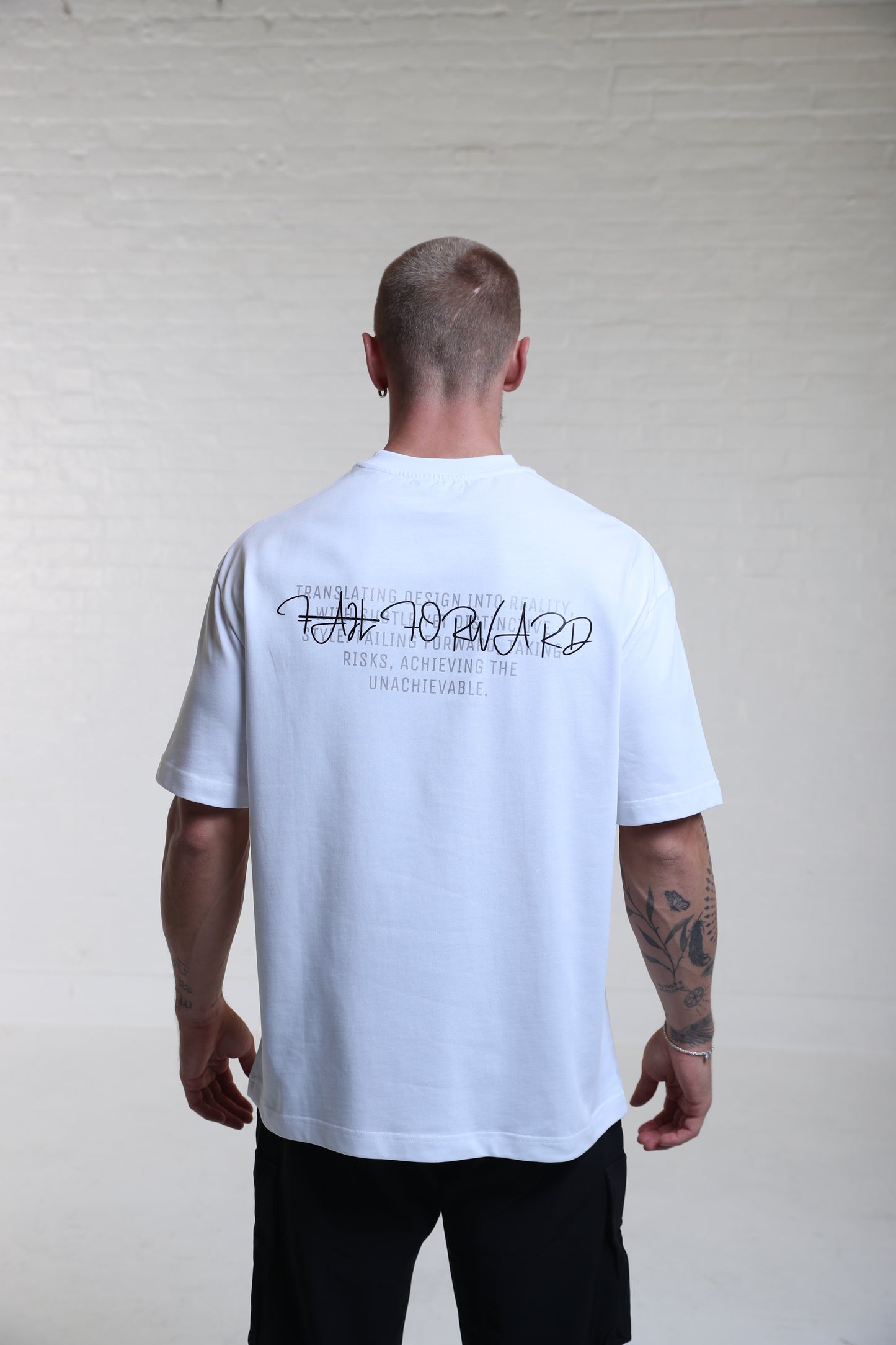 COTTON WHITE OVERSIZED TEE