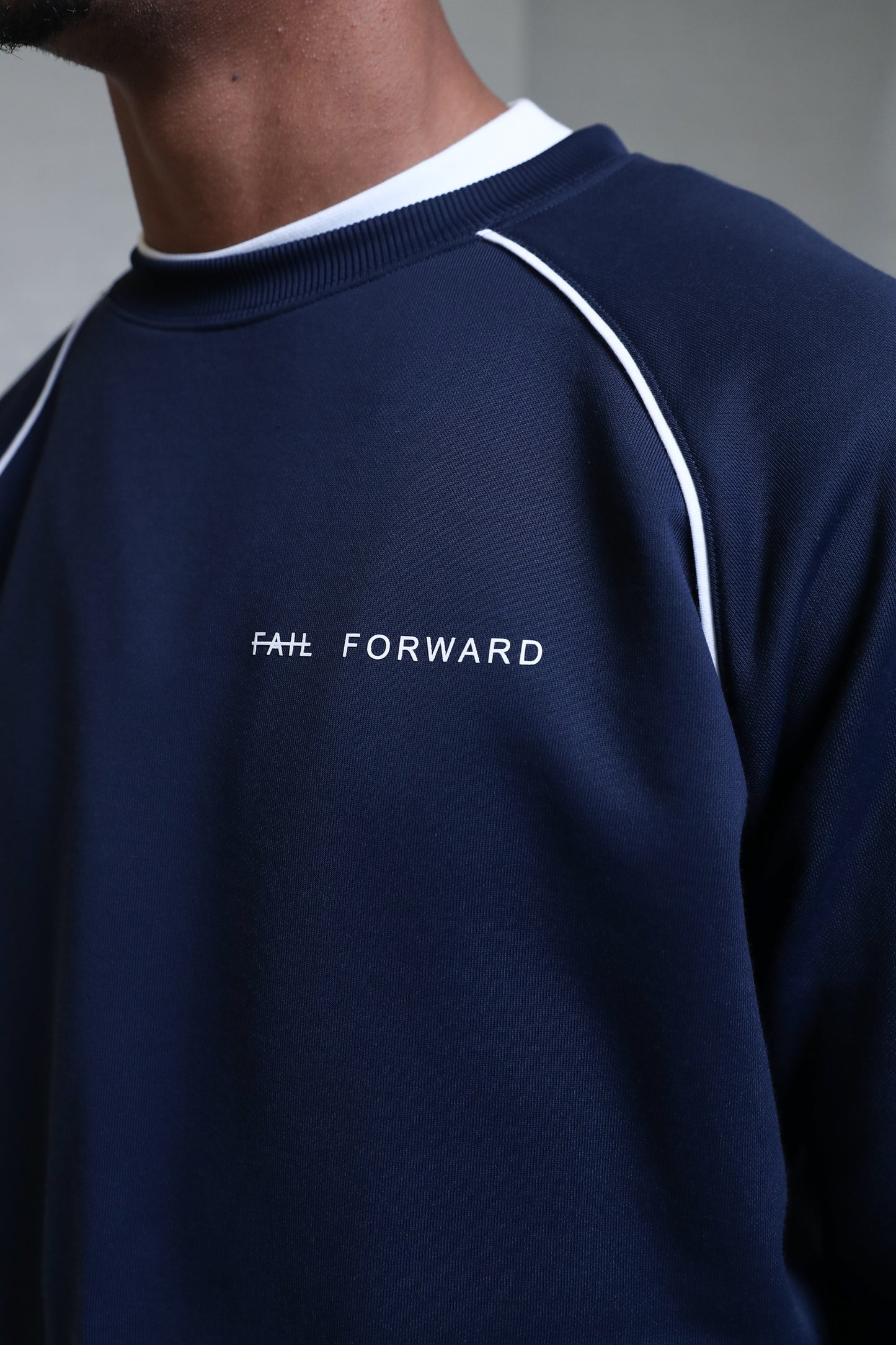 NAVY- ELEVATED EDGE - SWEATER