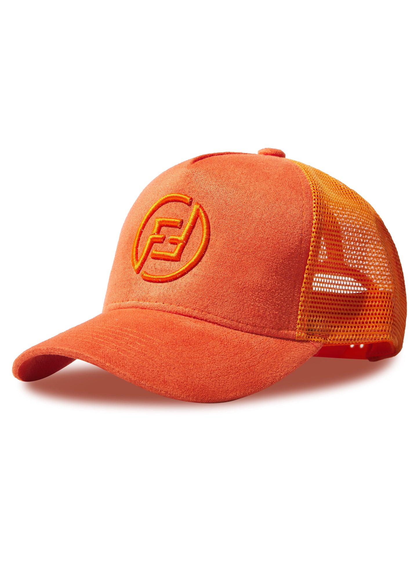 FF SUEDE TRUCKER HAT '23 - ORANGE X ORANGE