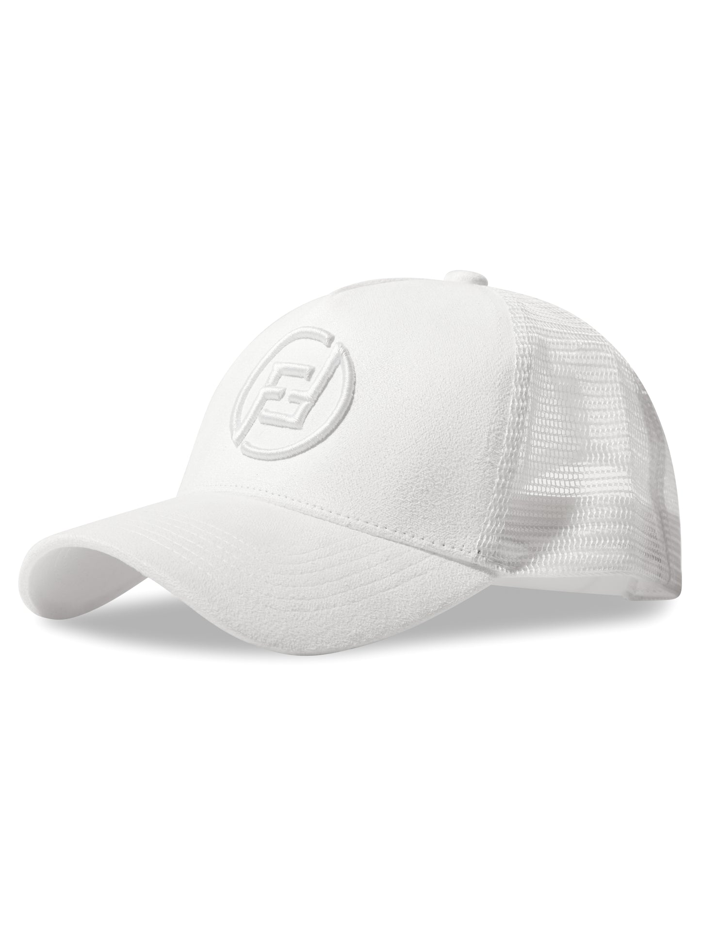 FF SUEDE TRUCKER HAT '23 - WHITE X WHITE