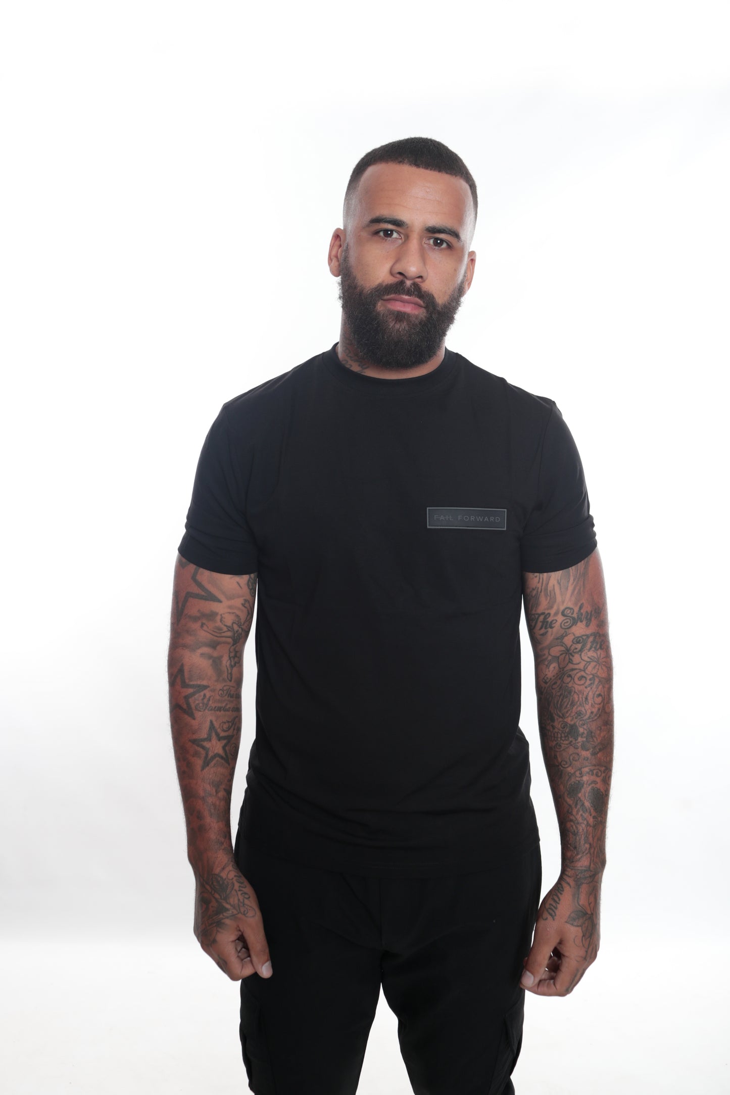 FAIL FORWARD LUX BLACK TEE