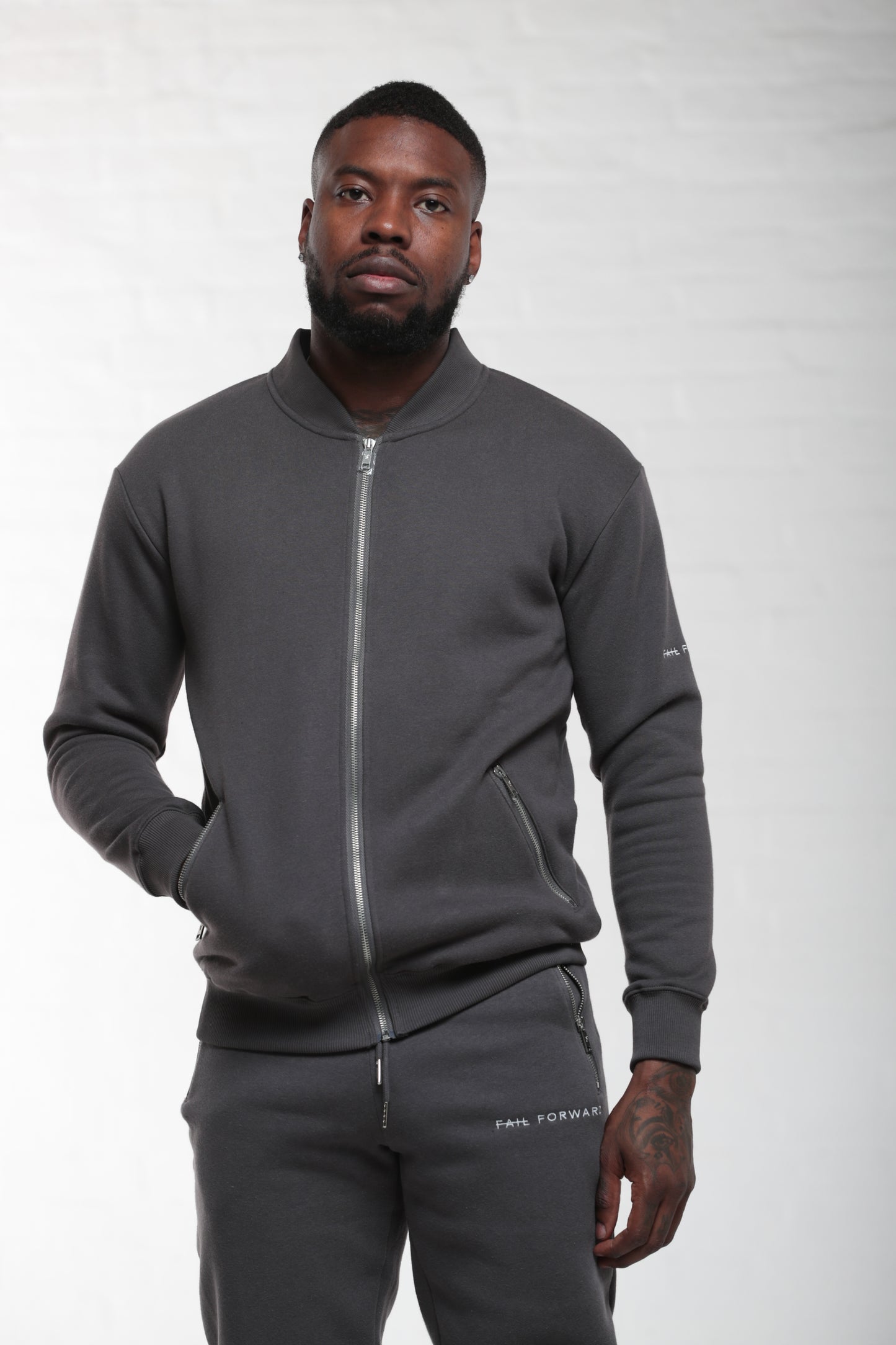 LIMITED EDITION CHARCOAL BOMBER - JACKET