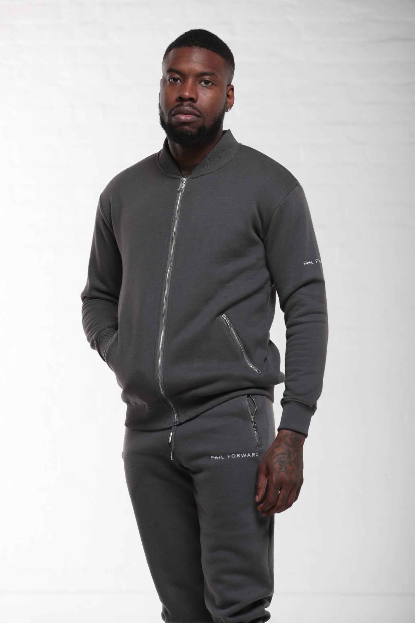 LIMITED EDITION CHARCOAL BOMBER - JACKET