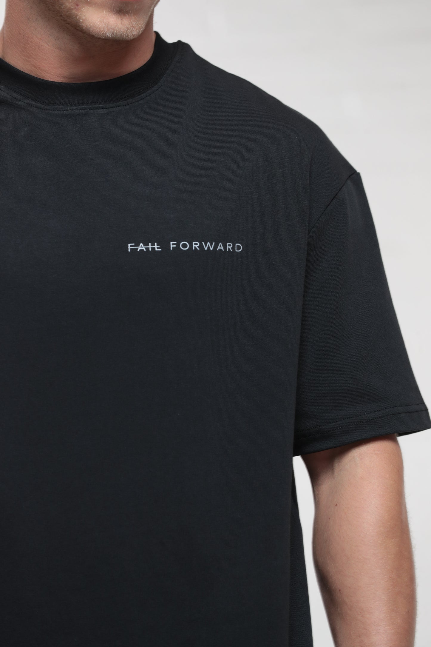 JET BLACK OVERSIZED TEE