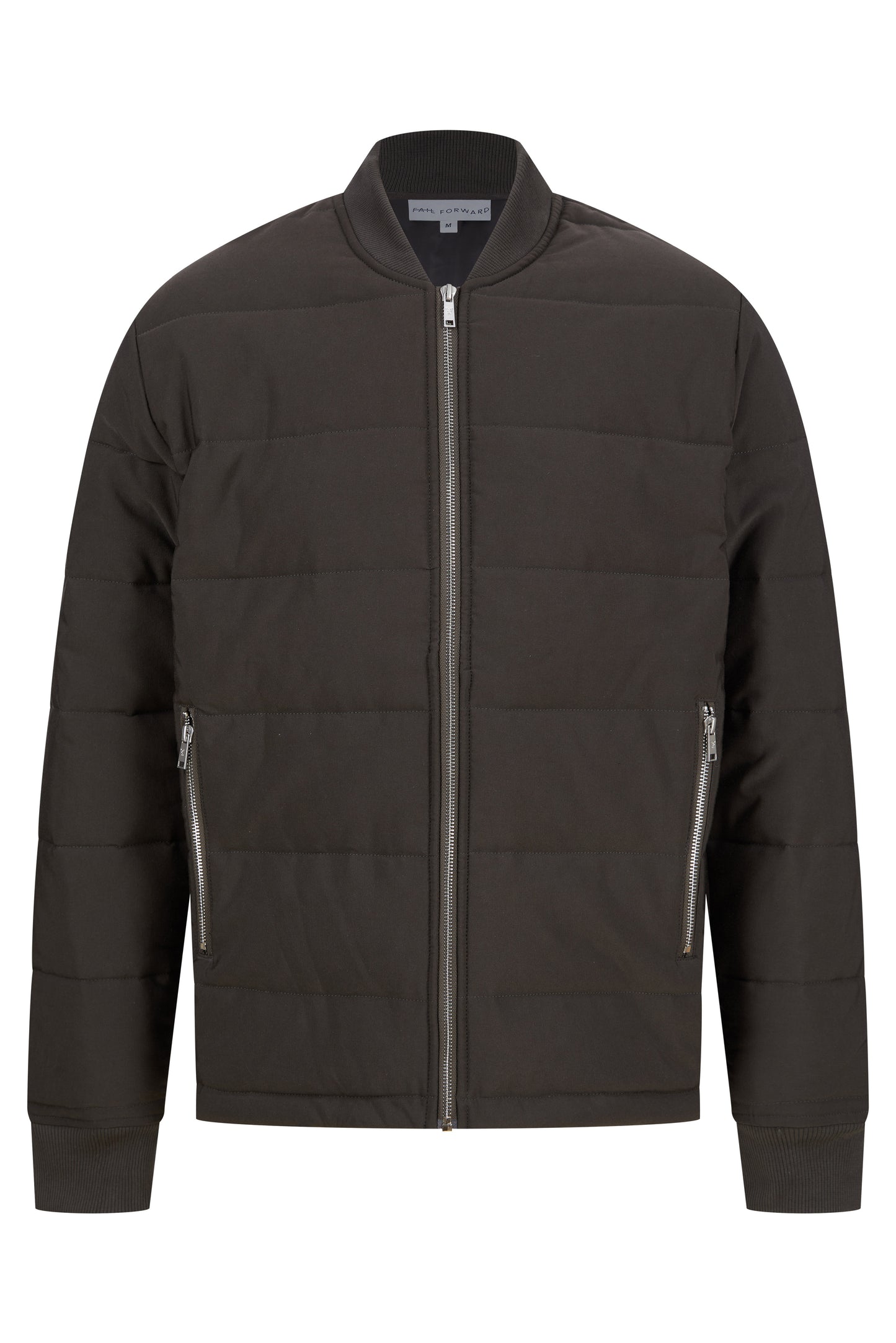 FAIL FORWARD KHAKI QUILTED JACKET