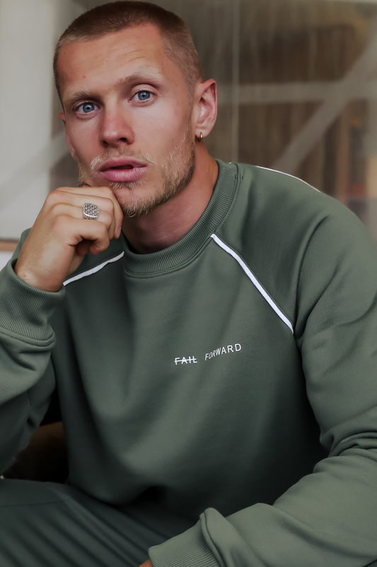 GREEN- ELEVATED EDGE - SWEATER