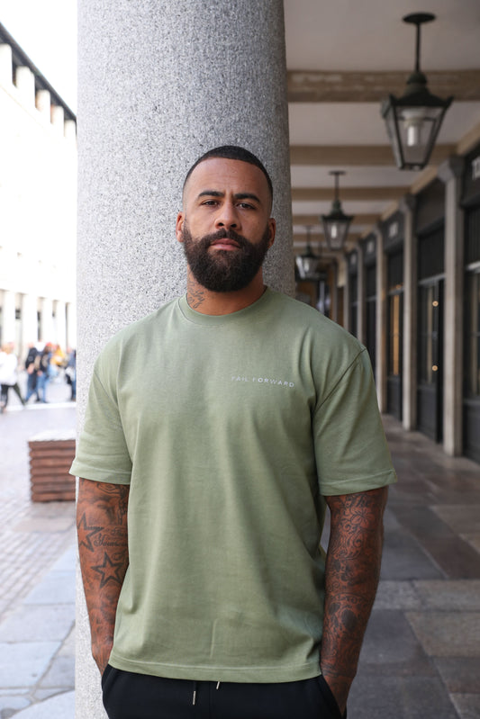 OLIVE GREEN OVERSIZED TEE