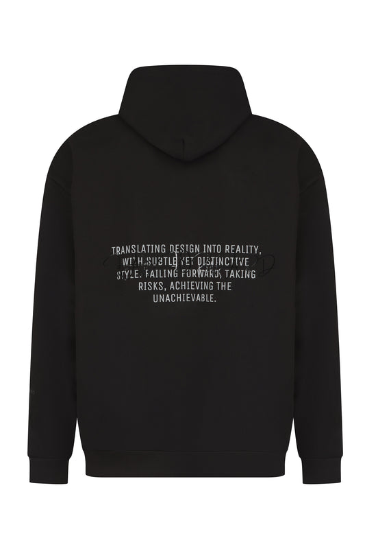 NOIR OVERSIZED HOODY