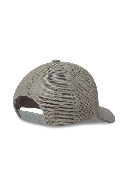 FF GREY X WHITE SEUDE TRUCKER HAT