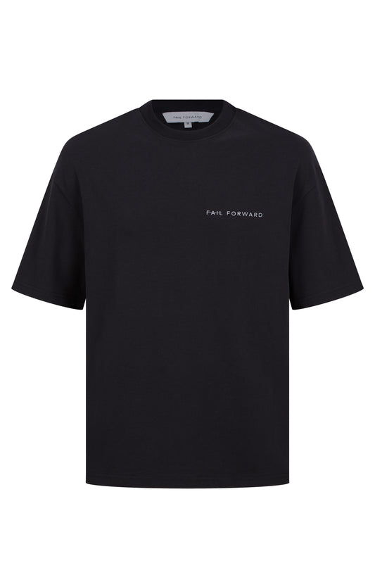 JET BLACK OVERSIZED TEE